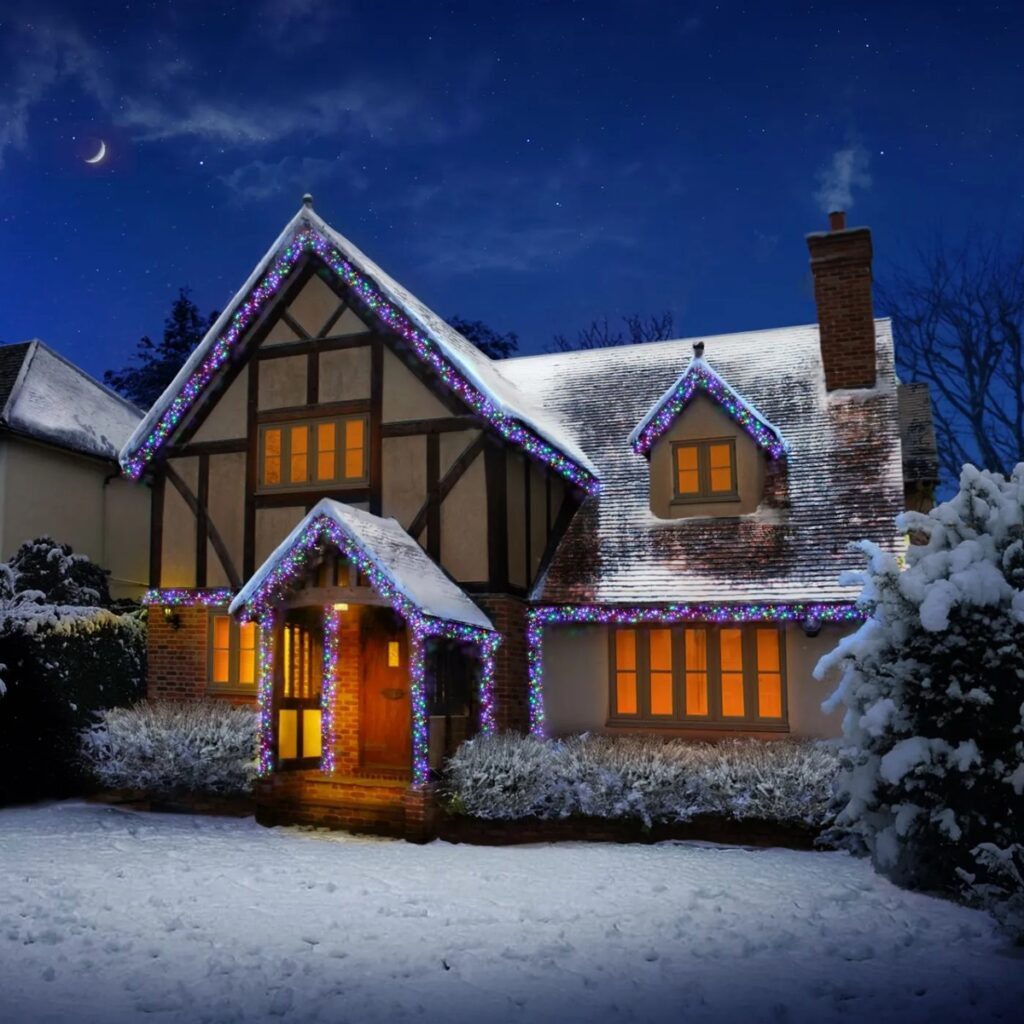 Premier 12.4m 960 LED Multicolour Cluster Christmas Lights 5053844154724 2